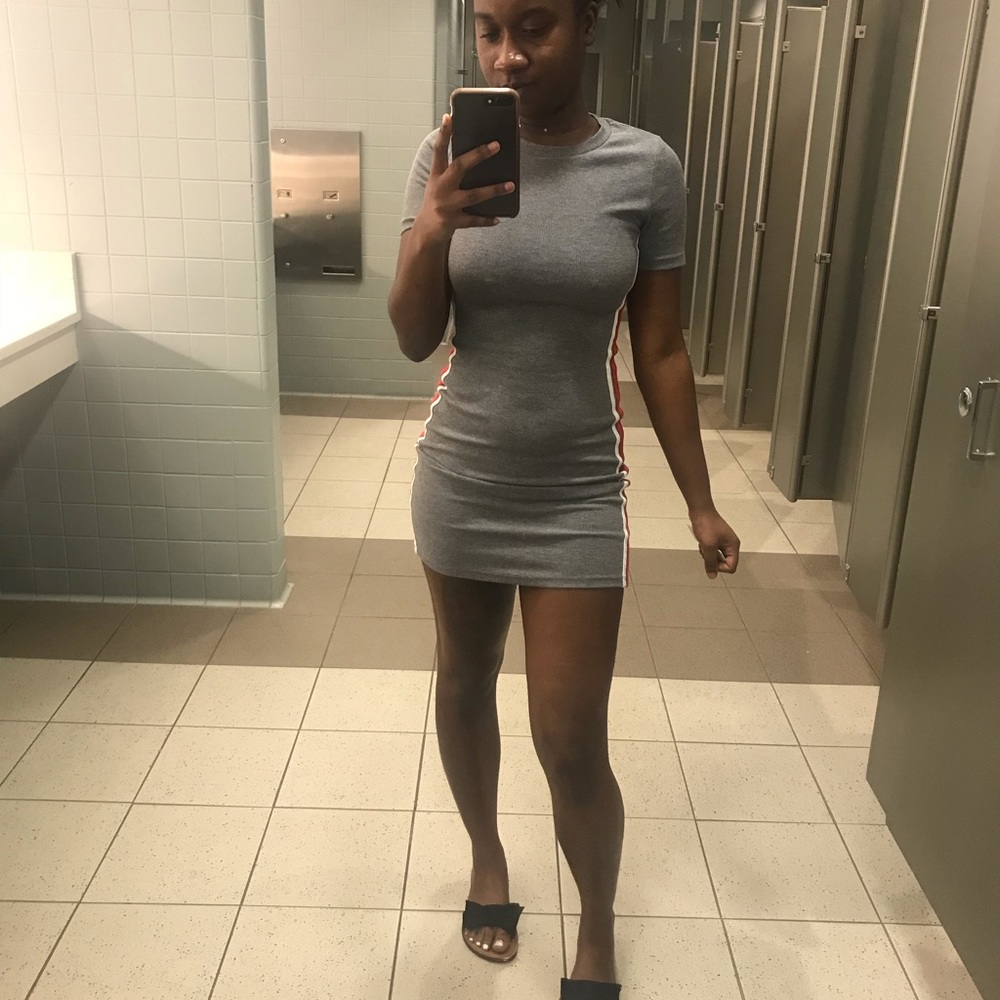 HM Grey Bodycon Dress
